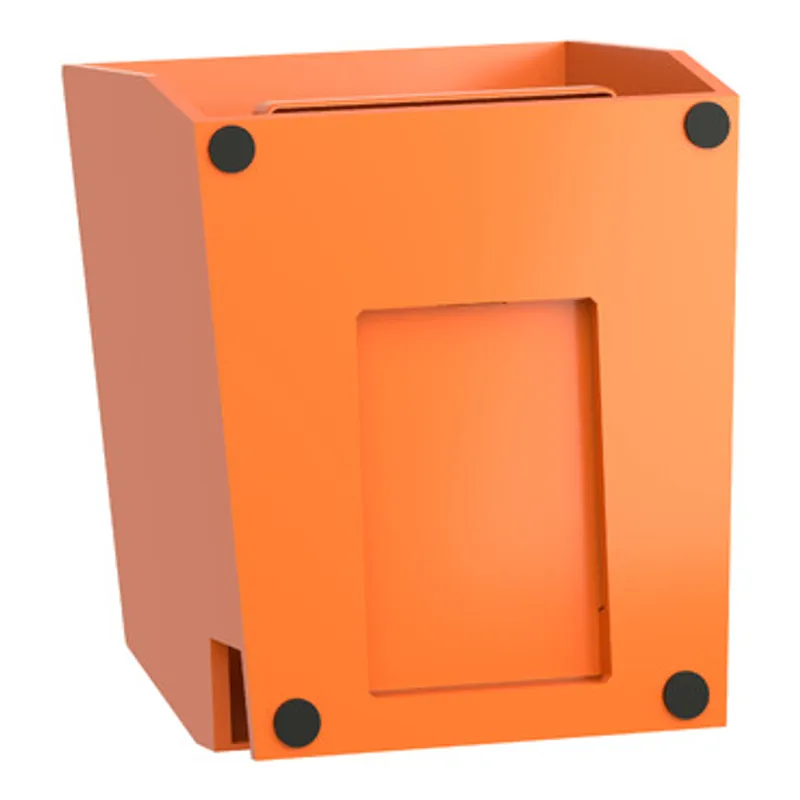 Single foot switch, Harmony XPE, metal, orange, with cover, trigger mechanism, 1 step, 2 contacts 1NC+NO, IP66 — photo 3 of 9