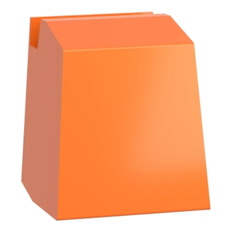 Single foot switch, Harmony XPE, metal, orange, with cover, trigger mechanism, 1 step, 2 contacts 1NC+NO, IP66 — photo 7 of 9