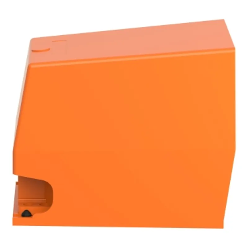 Single foot switch, Harmony XPE, metal, orange, with cover, 2 steps, 2 contacts 1NC+NO, IP66 — photo 5 of 9