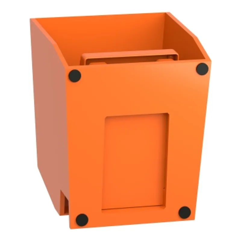 Single foot switch, Harmony XPE, metal, orange, with cover, trigger mechanism, 2 steps, 2 contacts 1NC+NO, IP66 — photo 7 of 9