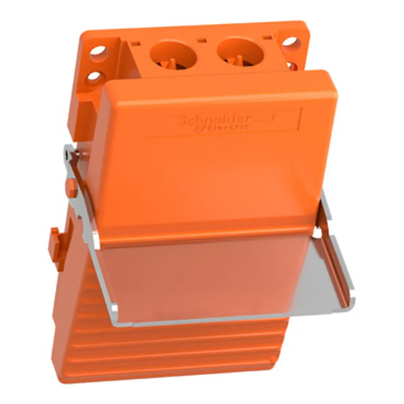 Single foot switch, Harmony XPE, metal, orange, without cover, trigger mechanism, 1 step, 1 contact 1NC+NO, IP66 — photo 5 of 8