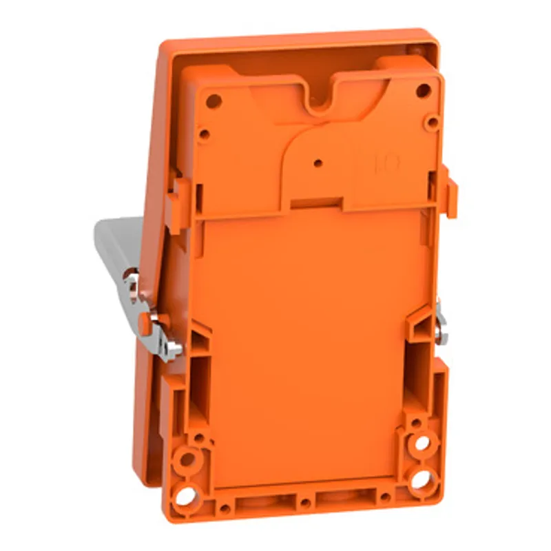 Single foot switch, Harmony XPE, metal, orange, without cover, trigger mechanism, 1 step, 1 contact 1NC+NO, IP66 — photo 6 of 8