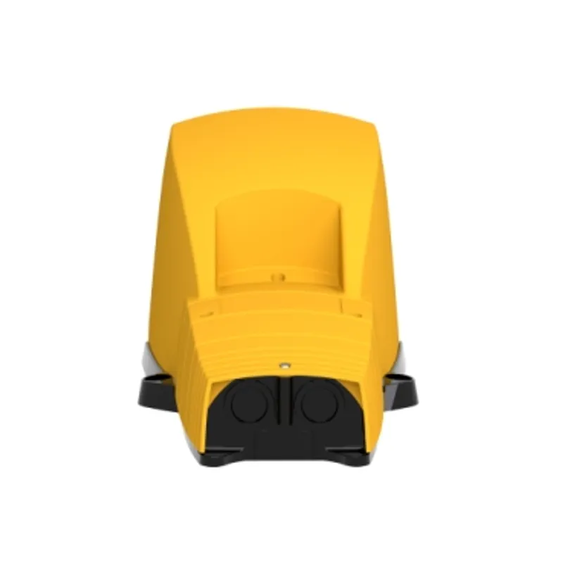 Single foot switch, Harmony XPE, plastic, yellow, with cover, 1 step, 1 contact 1NC+NO, IP55 — photo 6 of 9