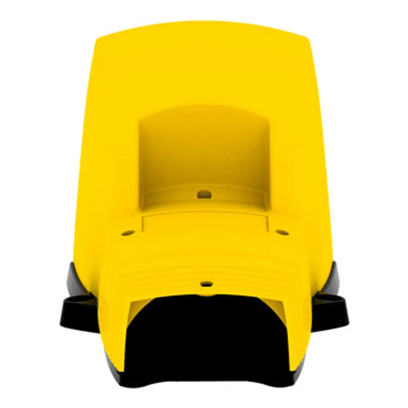 Single foot switch, Harmony XPE, plastic, yellow, with cover, trigger mechanism, 1 step, 1 contact 1NC+NO, IP55 — photo 6 of 7