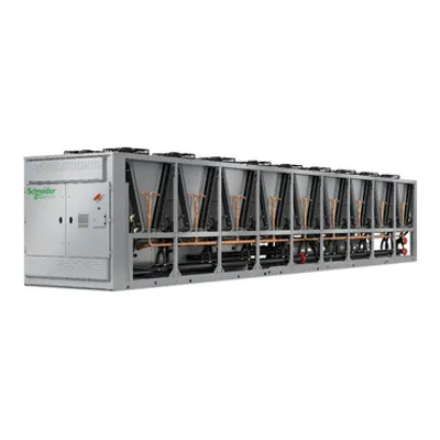 Uniflair Free Cooling Chiller with VSD Screw compressors, R134a/R513A/R1234ze/R1234yf, 570-1990 kW