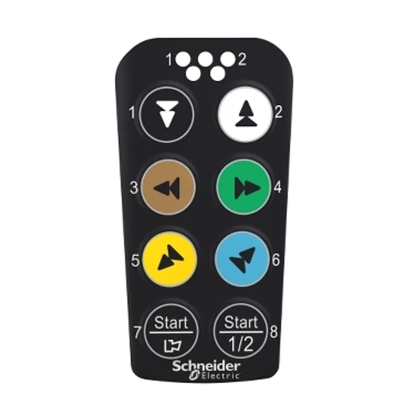 Harmony eXLhoist, compact, Front label cover for remote control ZART8LS