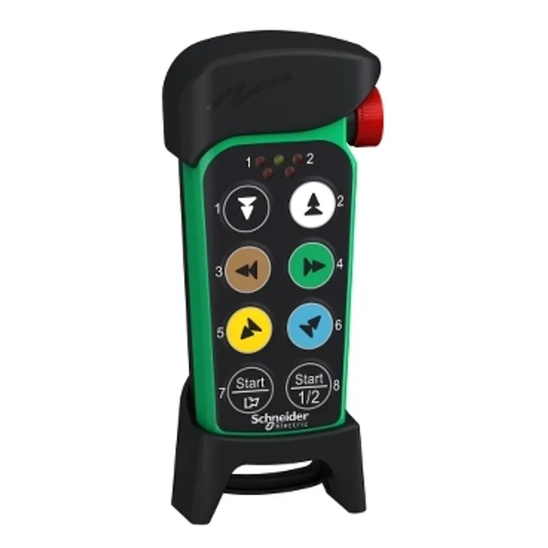 Remote control, Harmony eXLhoist, compact, LED, 6 motion push buttons, 2 auxiliary push buttons — photo 1 of 13
