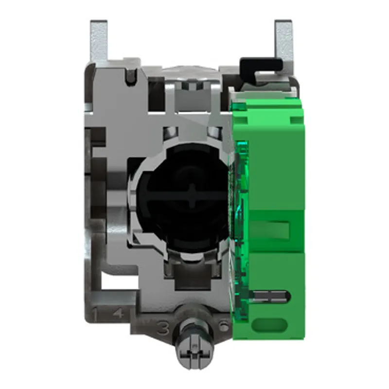 Wireless and batteryless transmitter, Harmony XB5R, push button, metal, white, 22mm, spring return — photo 4 of 13