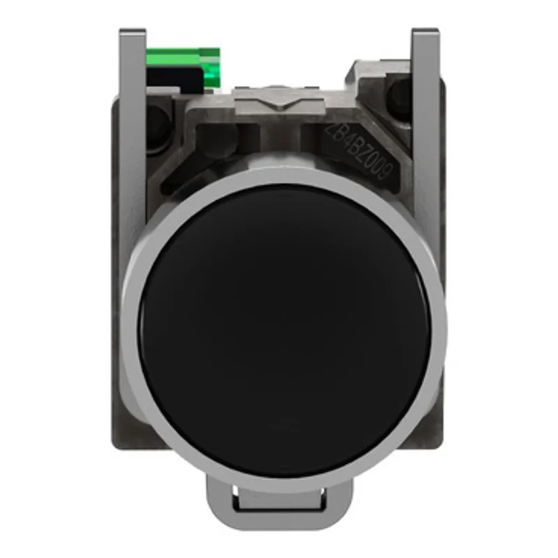 Wireless and batteryless transmitter, Harmony XB5R, push button, metal, black, 22mm, spring return — photo 6 of 13