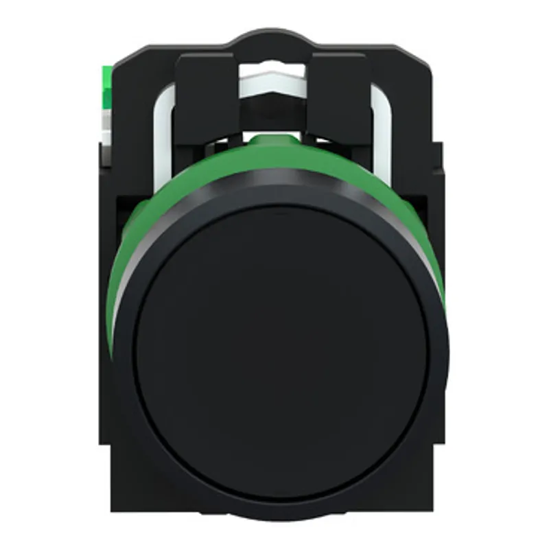 Wireless and batteryless transmitter, Harmony XB5R, push button, plastic, black, 22mm, spring return — photo 5 of 14