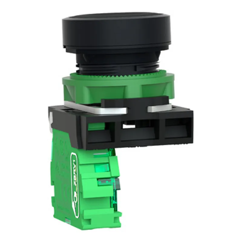 Wireless and batteryless transmitter, Harmony XB5R, push button, plastic, black, 22mm, spring return — photo 9 of 14