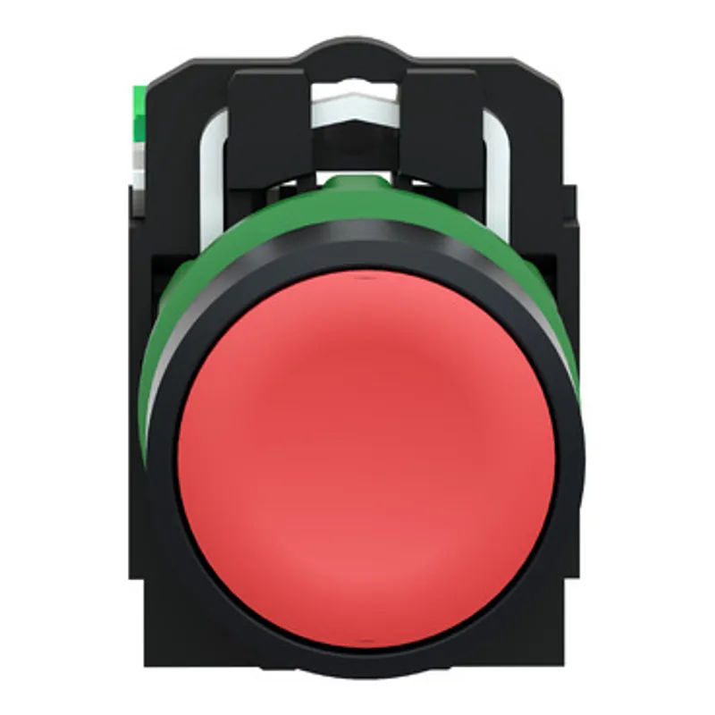 Wireless and batteryless transmitter, Harmony XB5R, push button, plastic, red, 22mm, spring return — photo 8 of 14