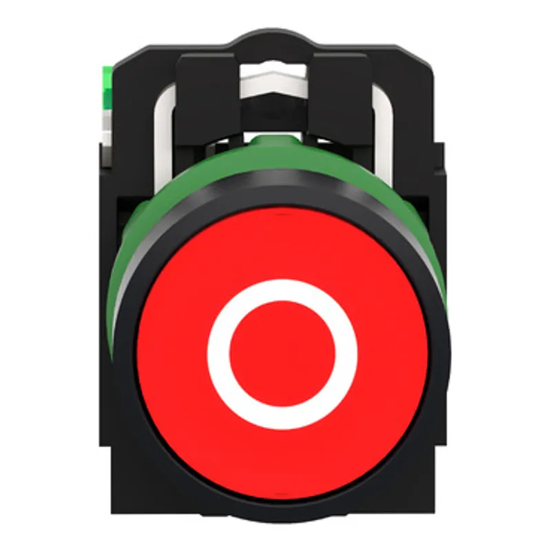 Wireless and batteryless transmitter, Harmony XB5R, push button, plastic, red, 22mm, spring return, marked O — photo 8 of 14