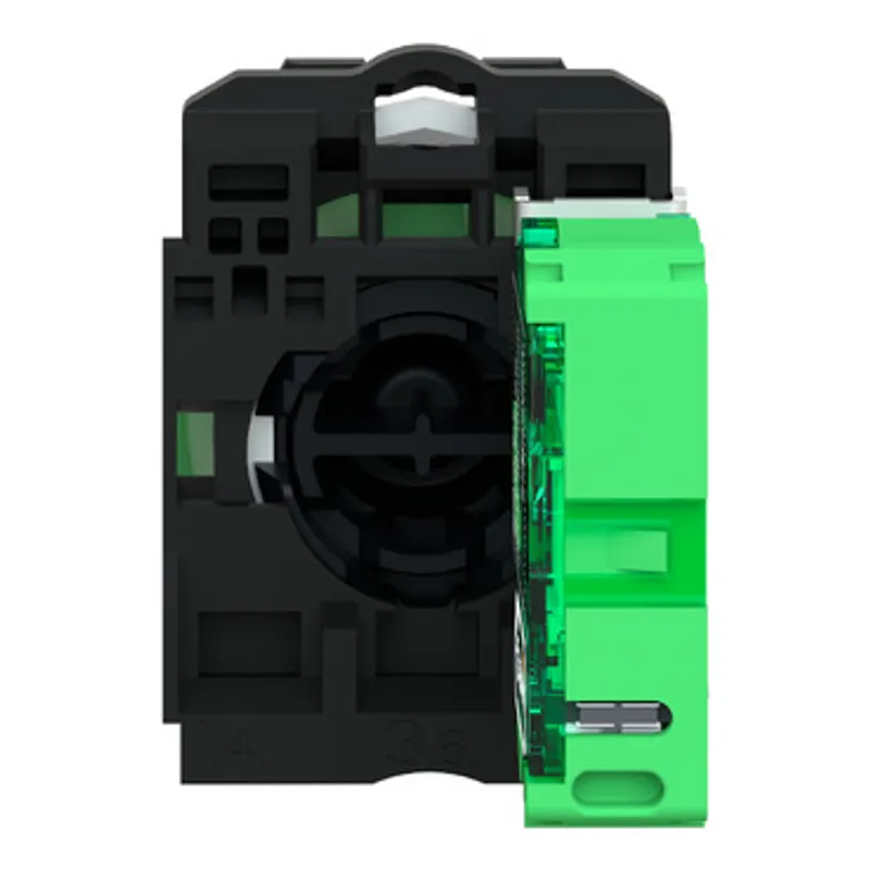 Wireless and batteryless transmitter, Harmony XB5R, push button, plastic, yellow, 22mm, spring return — photo 10 of 14