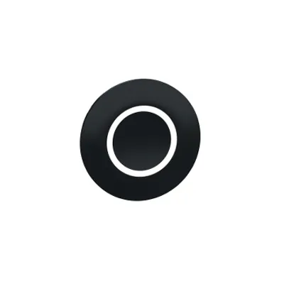 black cap marked O for rectangular multiple-headed pushbutton 22mm