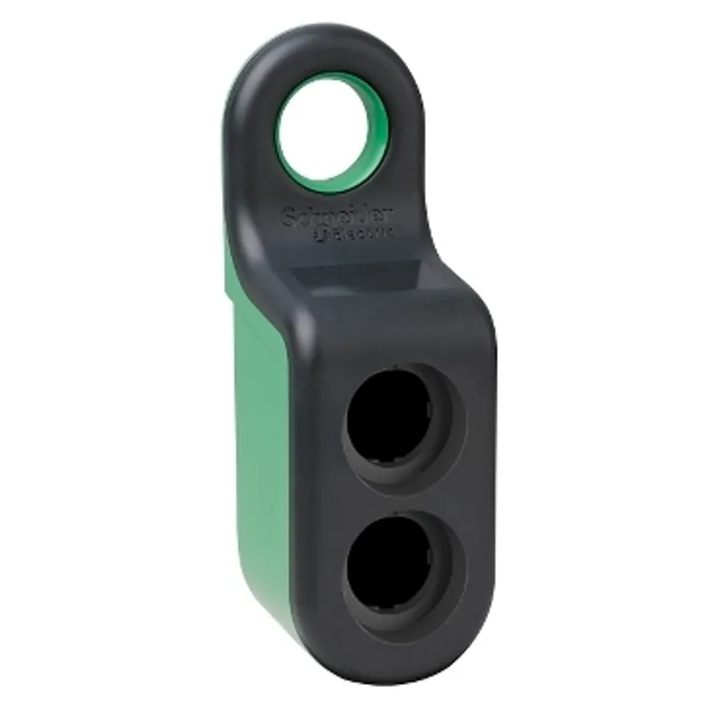 Empty handy box for mobile use, Harmony XB5R, plastic, green, 2 cut outs — photo 1 of 14